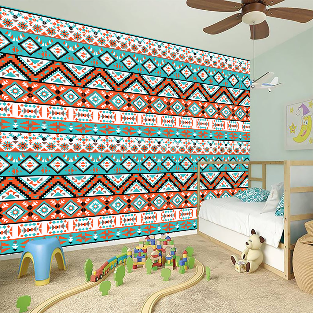 Navajo Geometric Pattern Print Wall Sticker