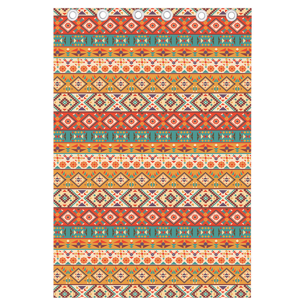 Navajo Native Pattern Print Curtain