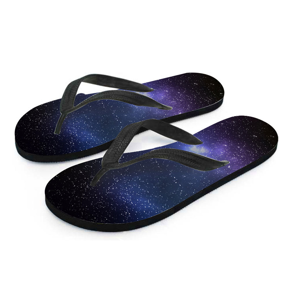 Nebula Universe Galaxy Deep Space Print Flip Flops