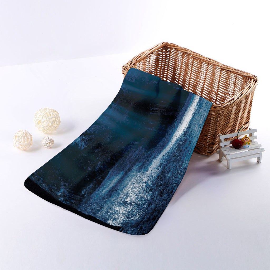 Night Forest And Moonlight Print Towel