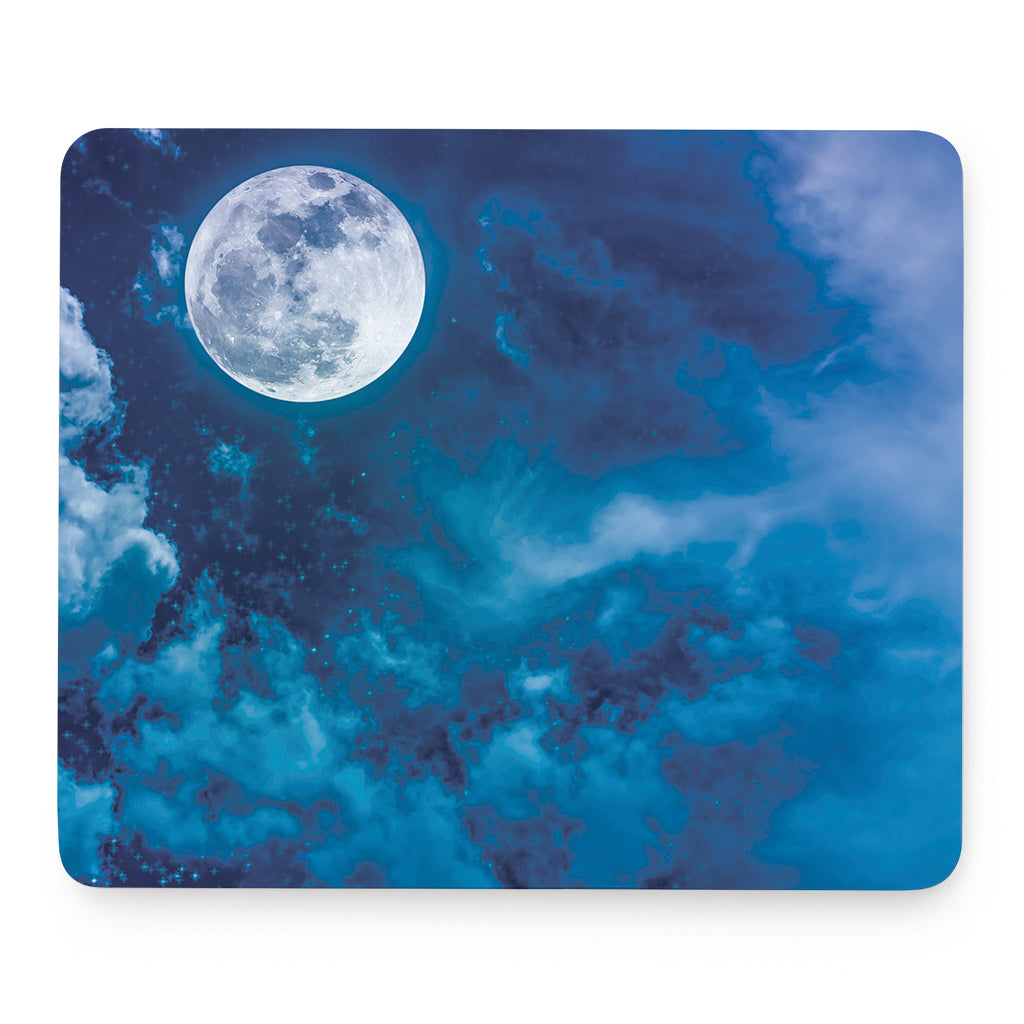 Night Sky And Moonlight Print Mouse Pad