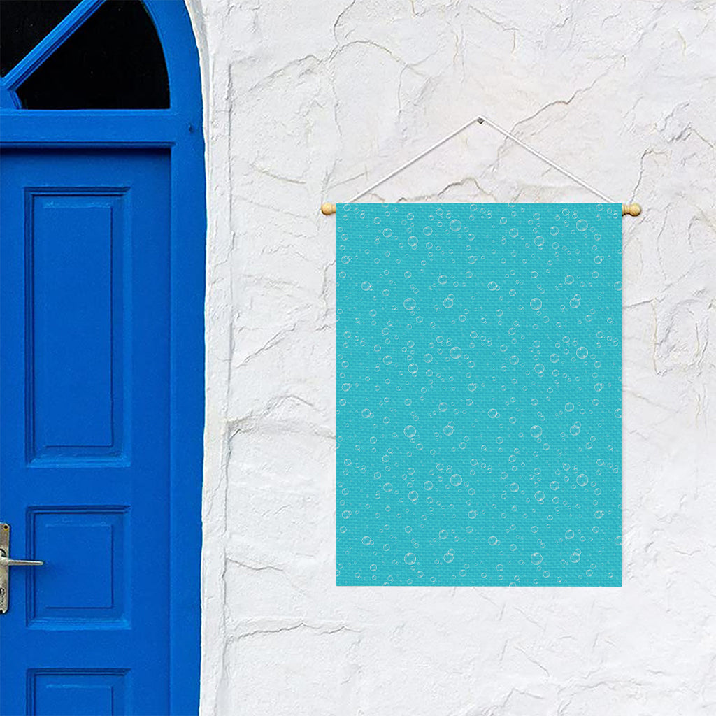 Ocean Bubble Pattern Print Garden Flag