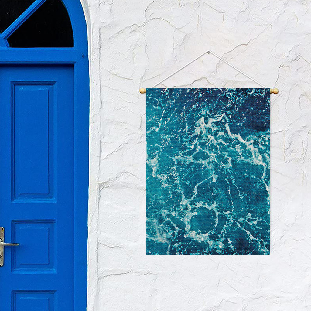 Ocean Surface Print Garden Flag