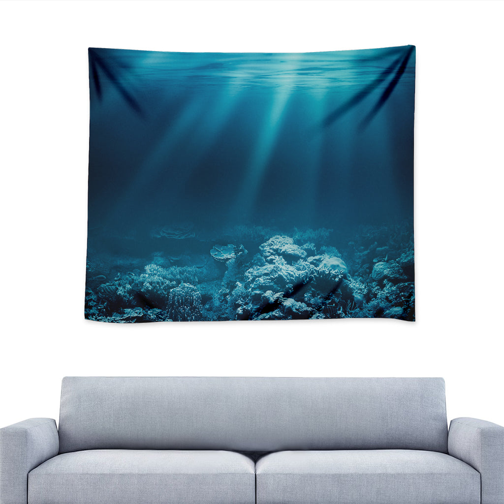 Ocean Underwater Print Tapestry