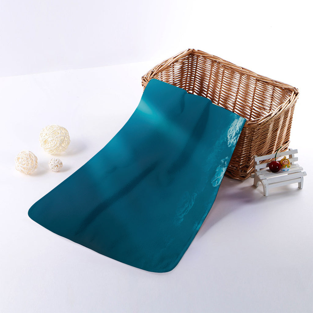 Ocean Underwater Print Towel
