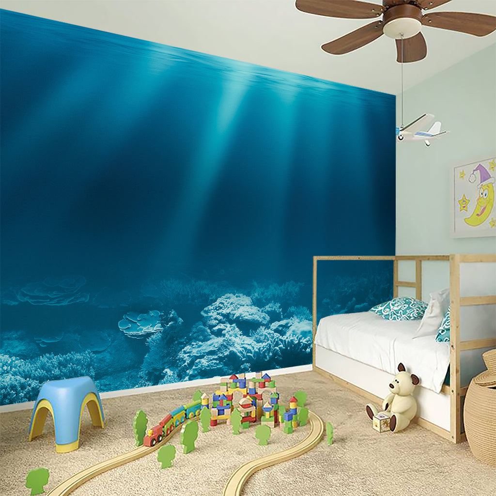 Ocean Underwater Print Wall Sticker