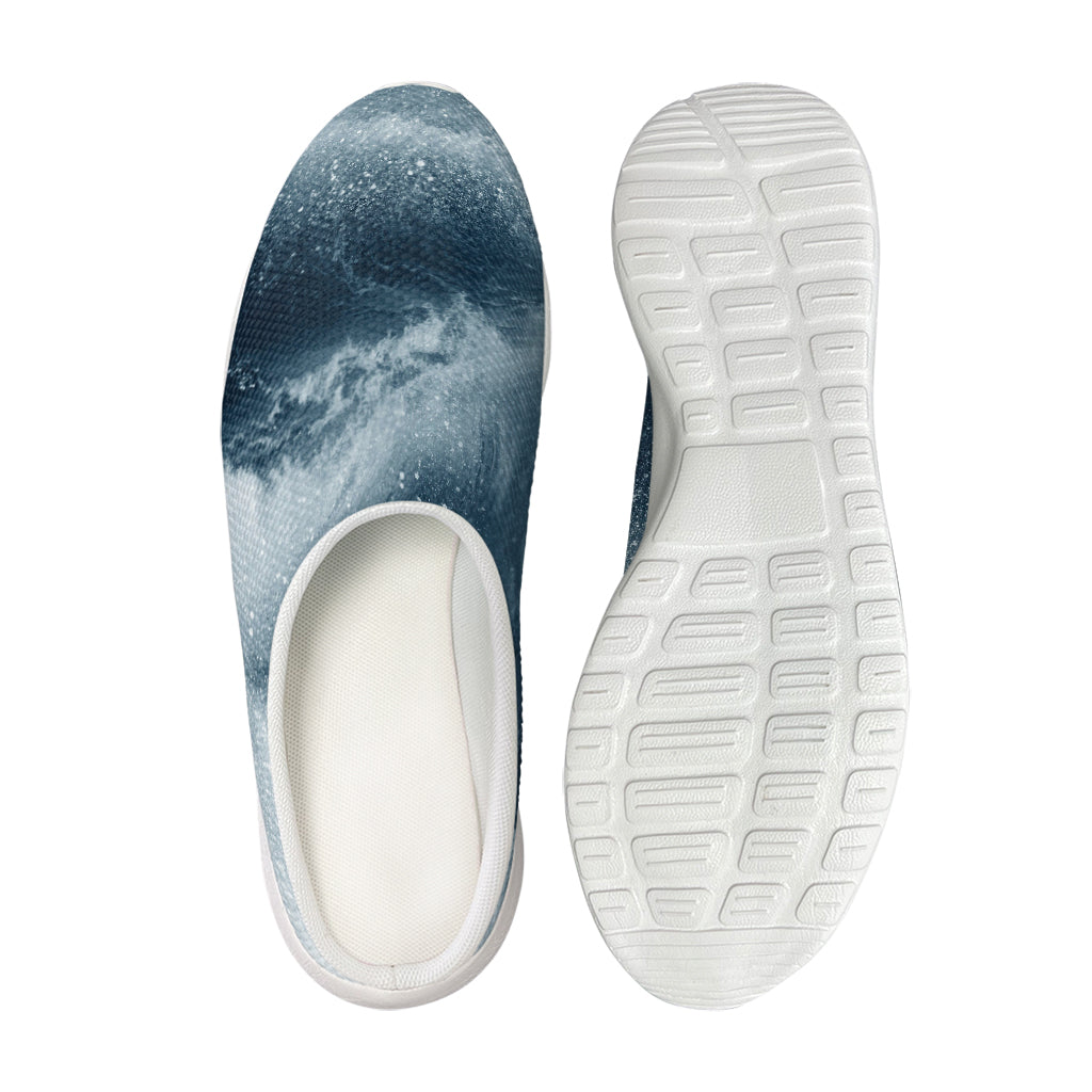 Ocean Wave Print Mesh Casual Shoes
