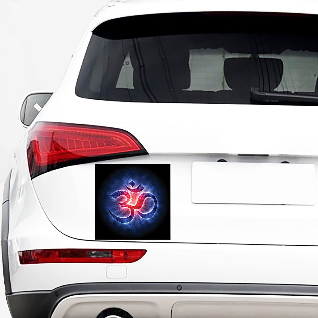 Om Sign Print Car Sticker