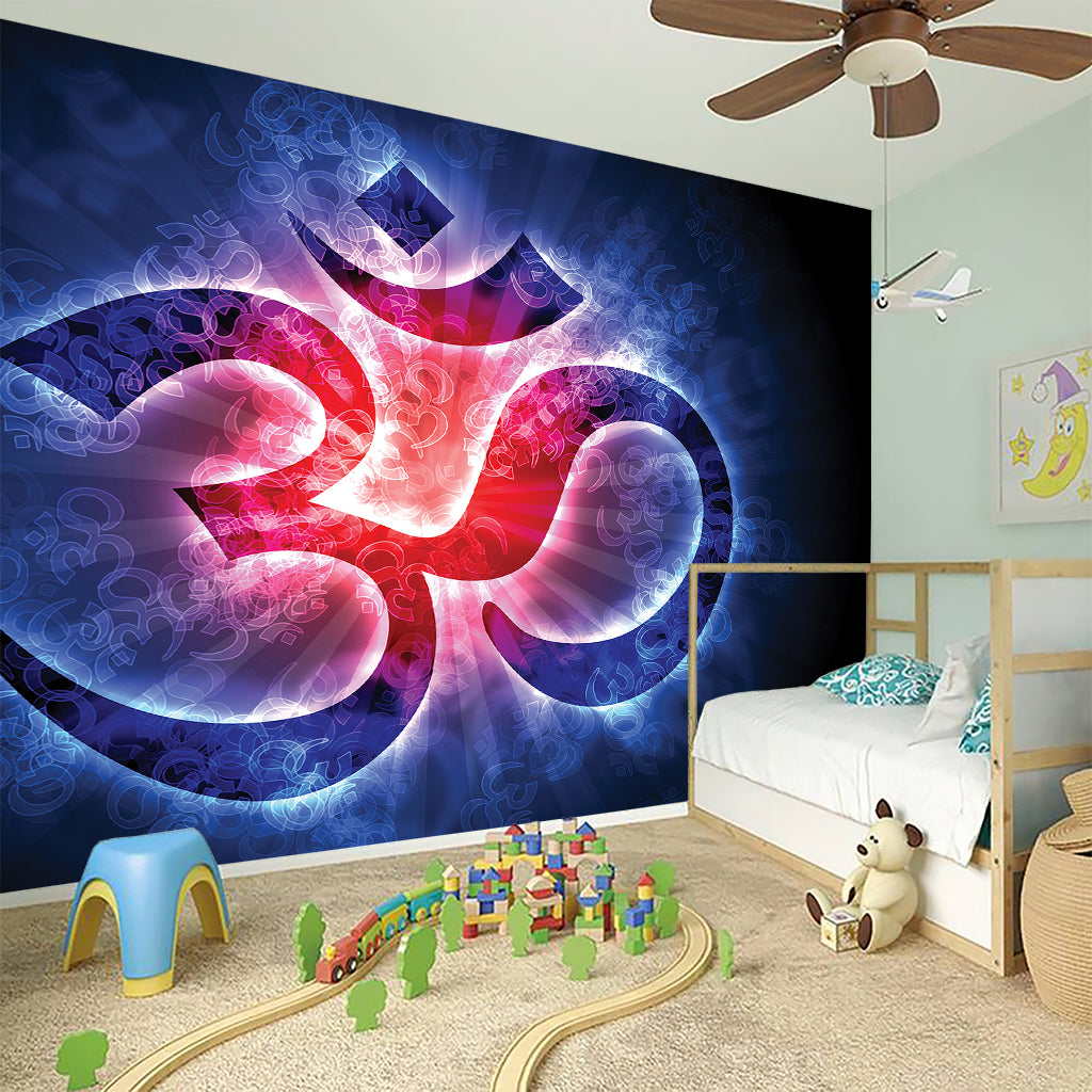 Om Sign Print Wall Sticker