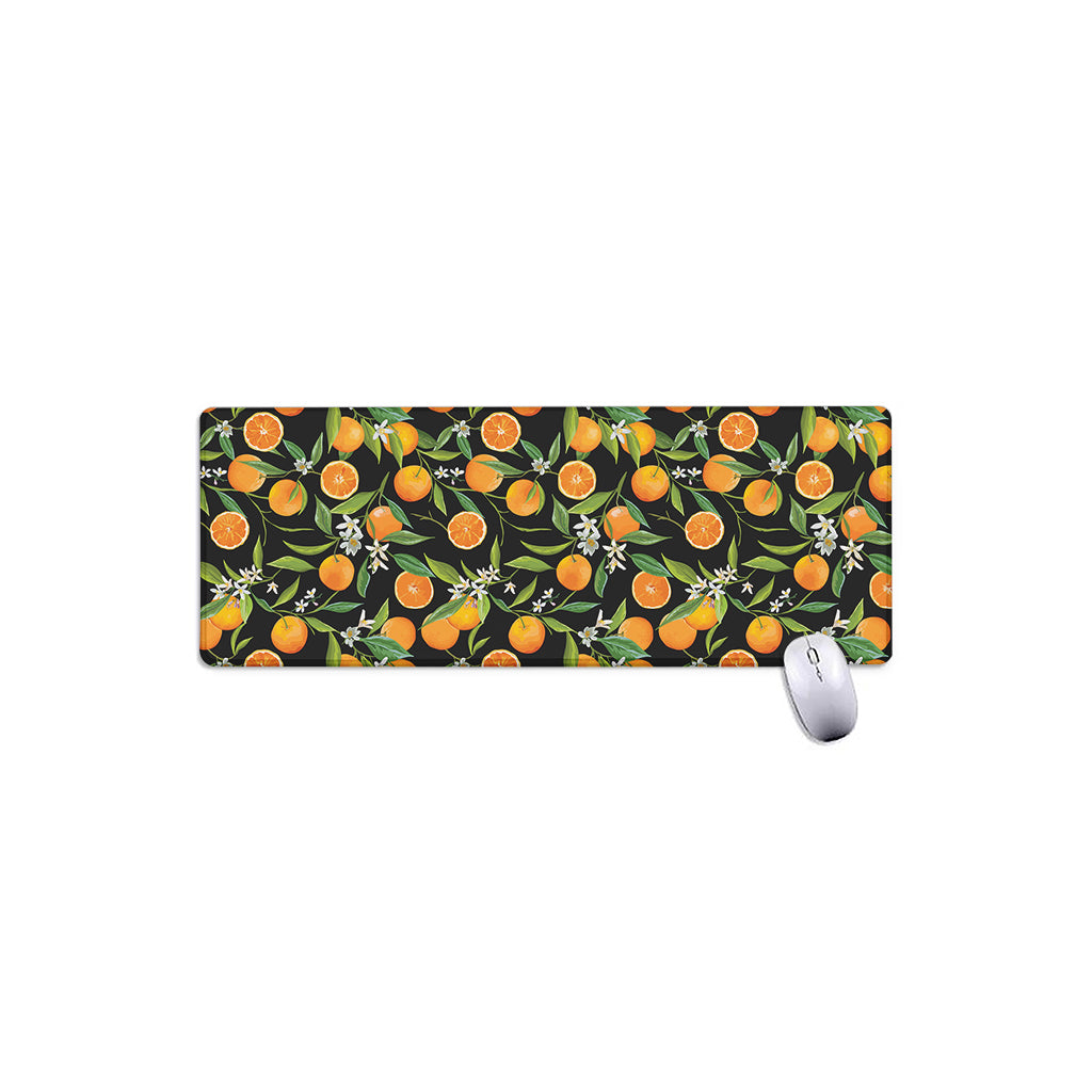 Orange Fruit Pattern Print Extended Mouse Pad