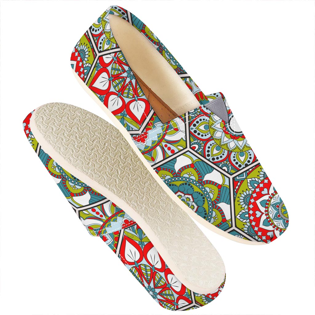 Oriental Mandala Bohemian Pattern Print Casual Shoes