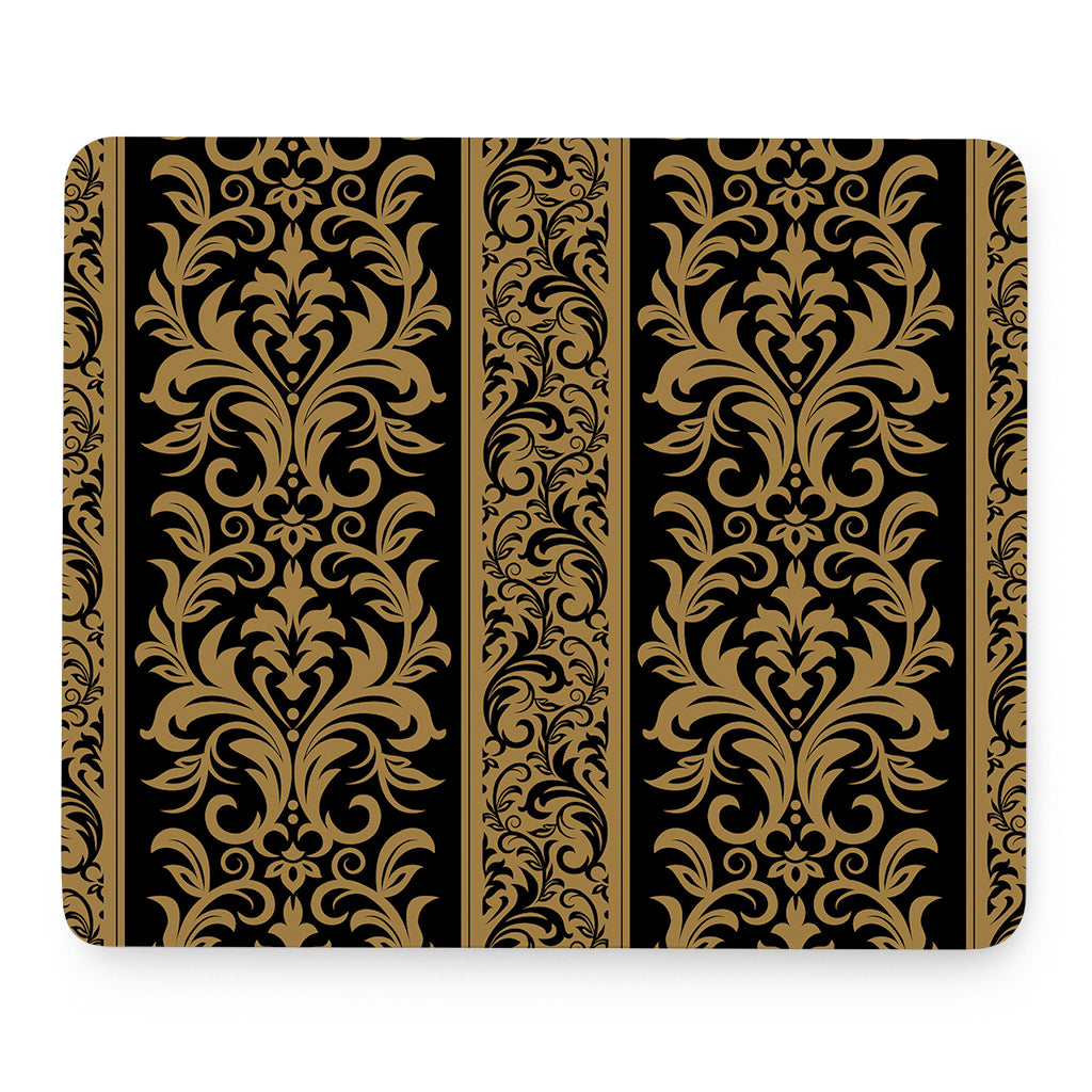 Ornamental Western Damask Print Mouse Pad