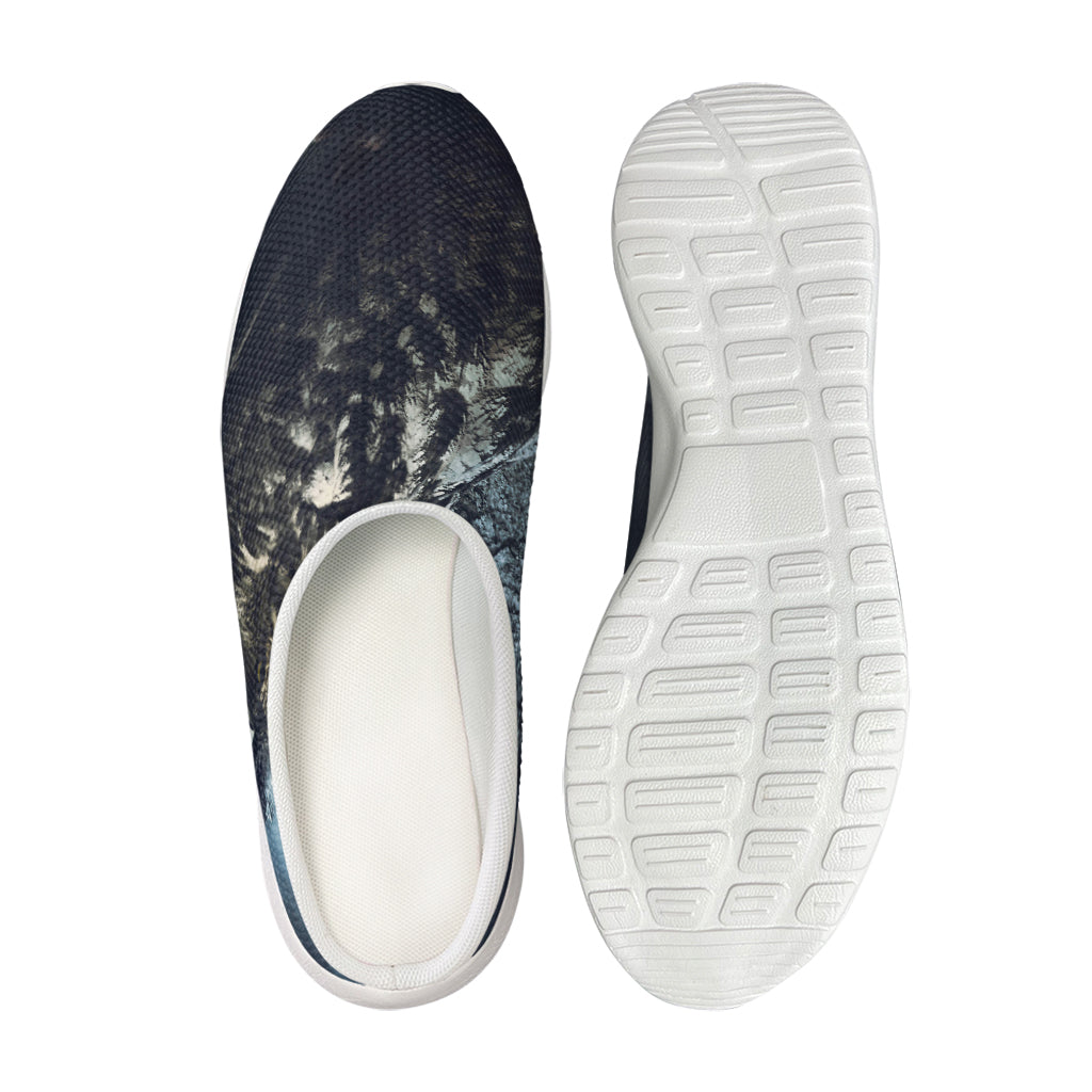 Owl At Night Print Mesh Casual Shoes