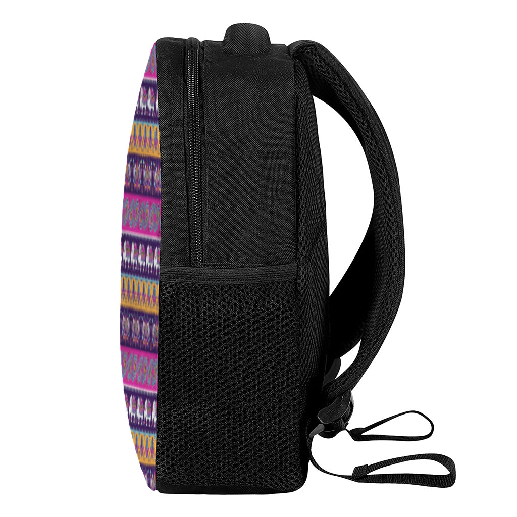 Paisley Elephant Hamsa Pattern Print Casual Backpack