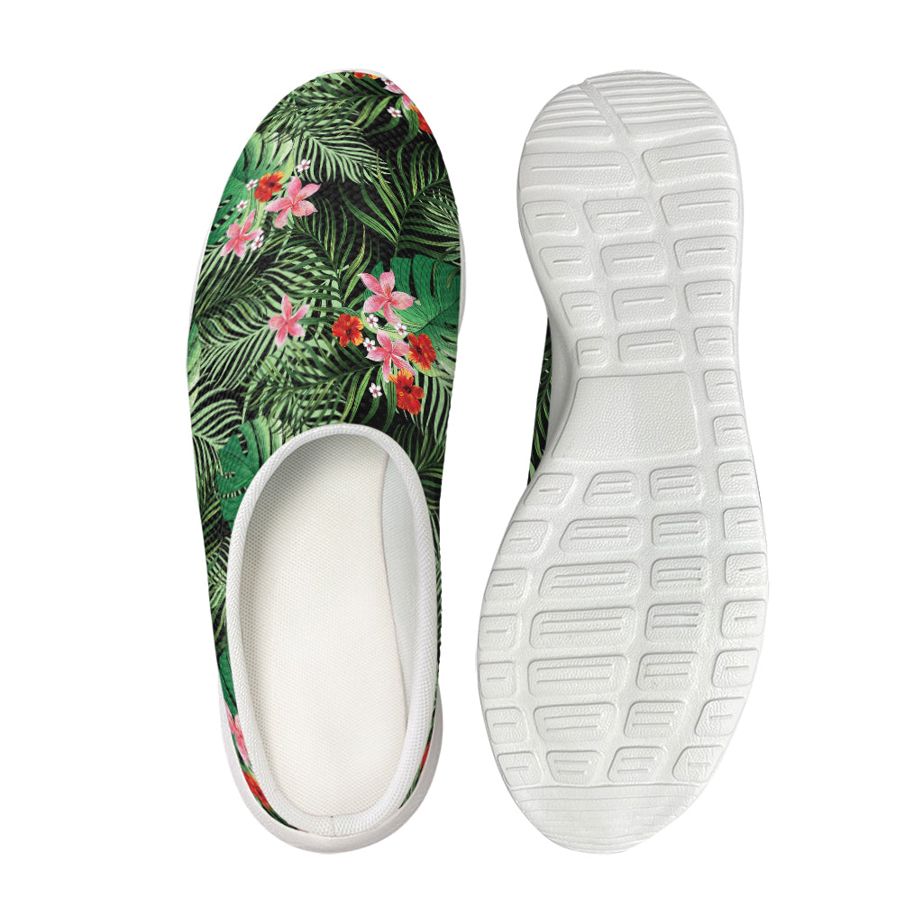 Palm Hawaiian Tropical Pattern Print Mesh Casual Shoes