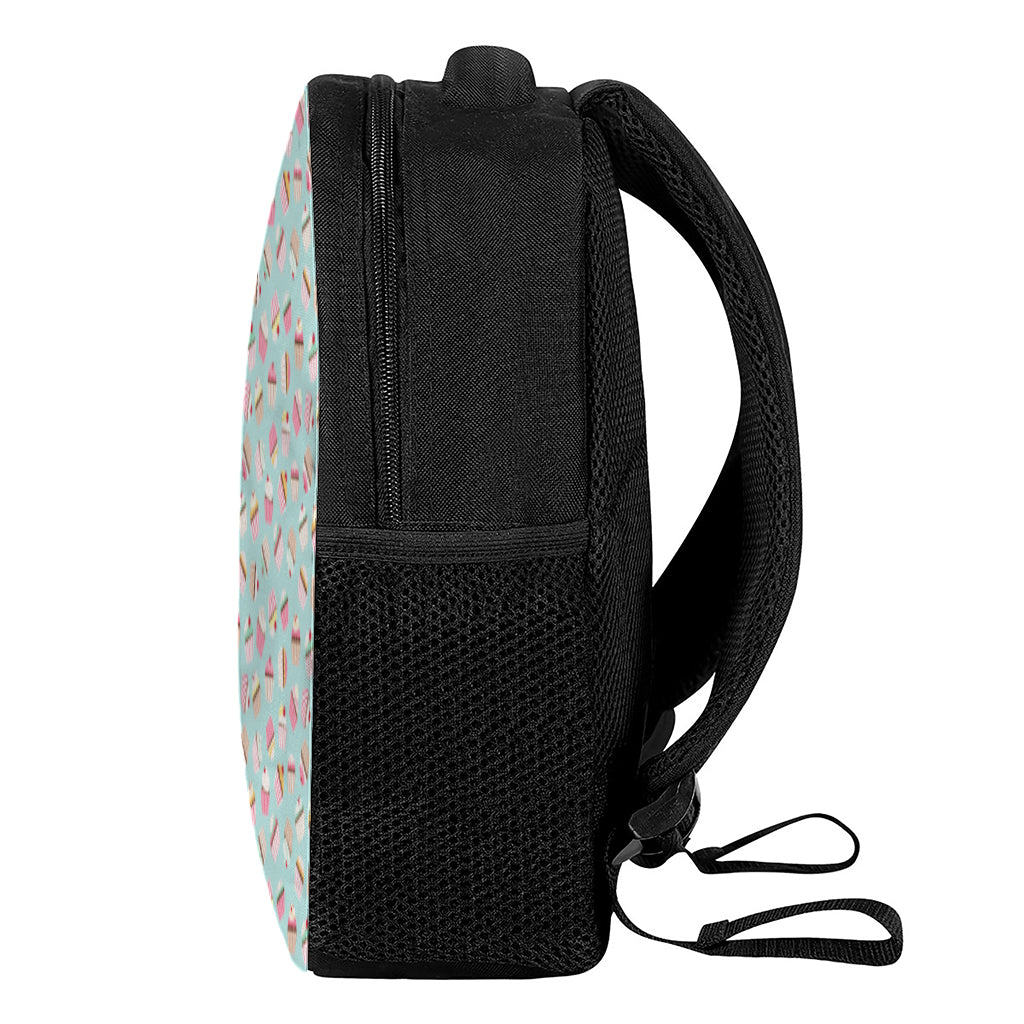 Pastel Cupcake Pattern Print Casual Backpack