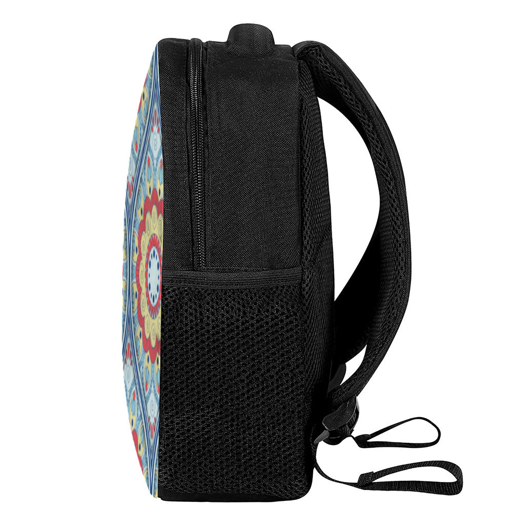 Pastel Ornament Mandala Print Casual Backpack