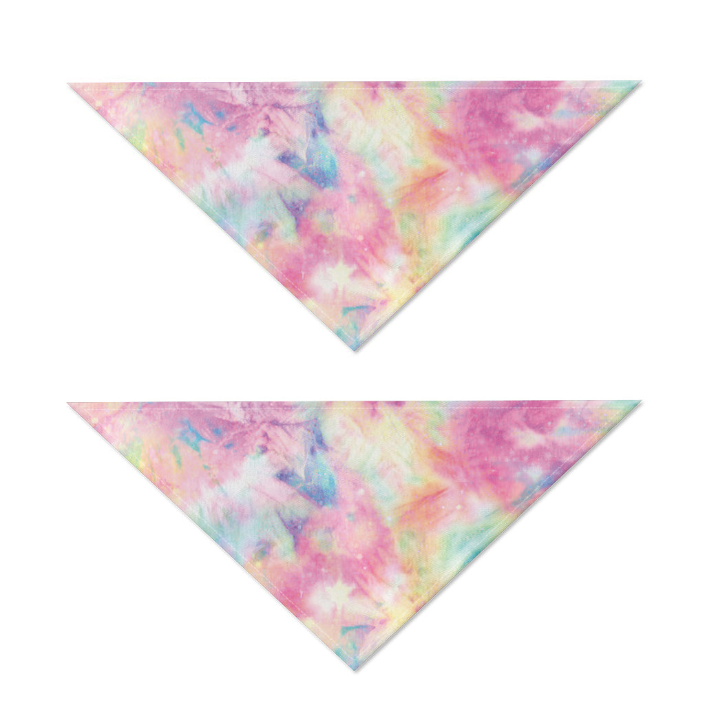 Pastel Tie Dye Print Dog Bandana