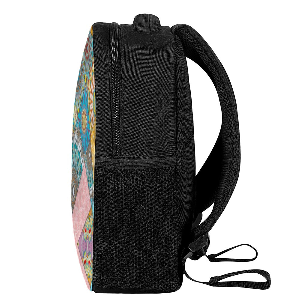Patchwork Mandala Bohemian Pattern Print Casual Backpack