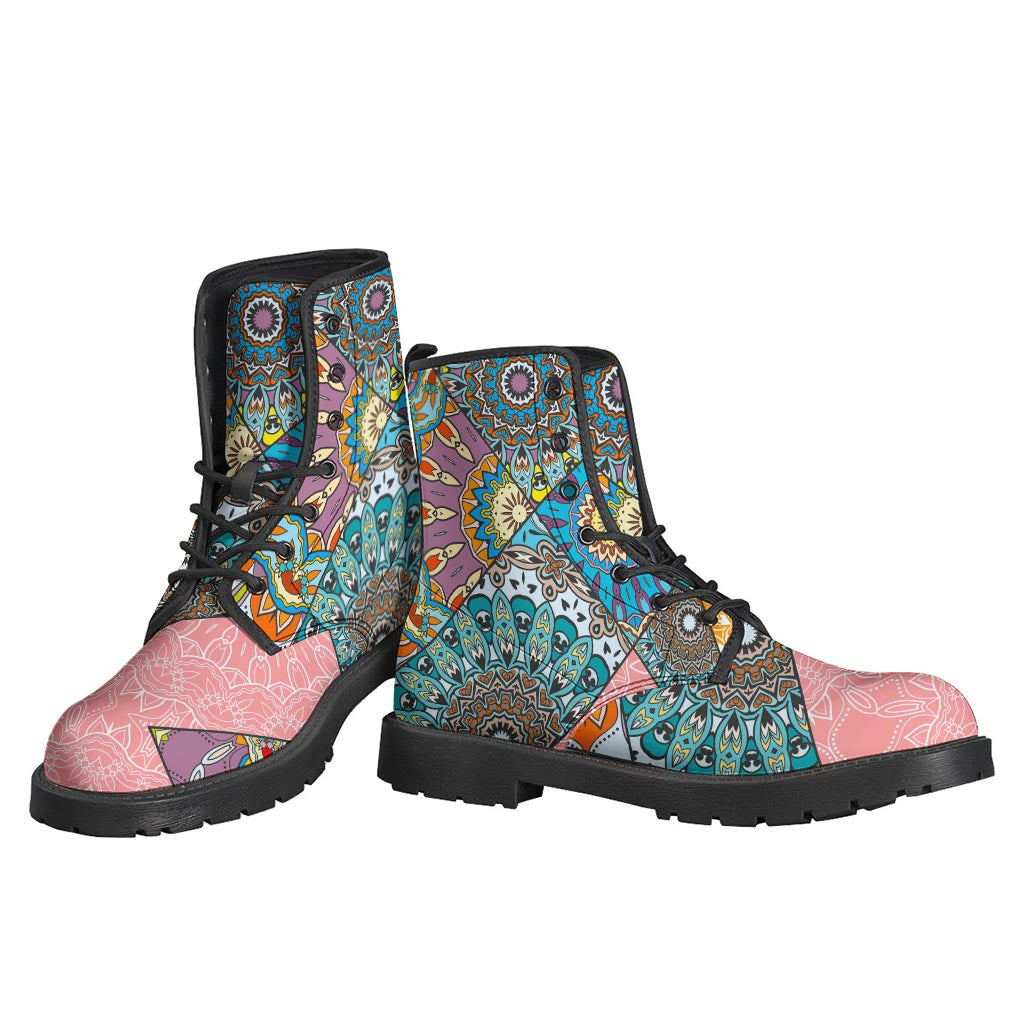 Patchwork Mandala Bohemian Pattern Print Backpack