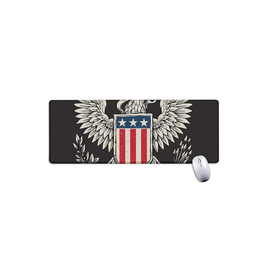 Patriotic USA Eagle Print Extended Mouse Pad