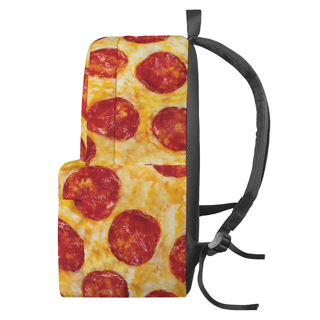 Pepperoni Pizza Print Backpack