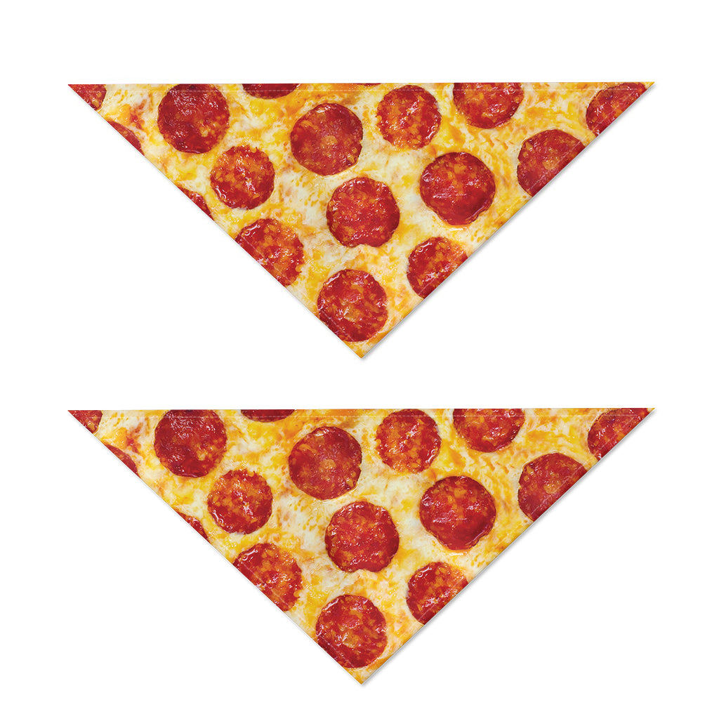 Pepperoni Pizza Print Dog Bandana