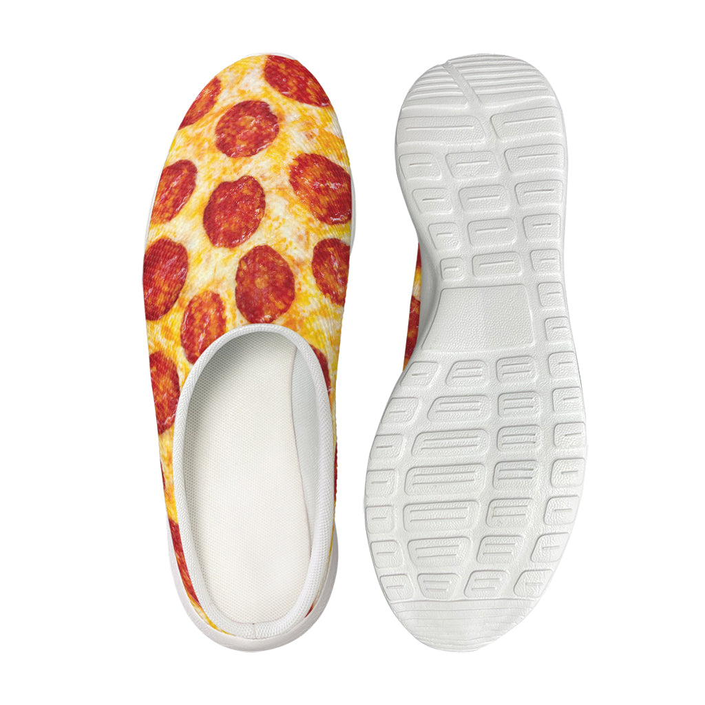 Pepperoni Pizza Print Mesh Casual Shoes