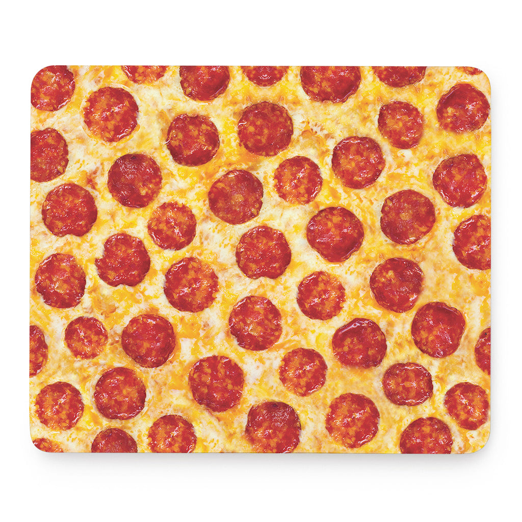 Pepperoni Pizza Print Mouse Pad