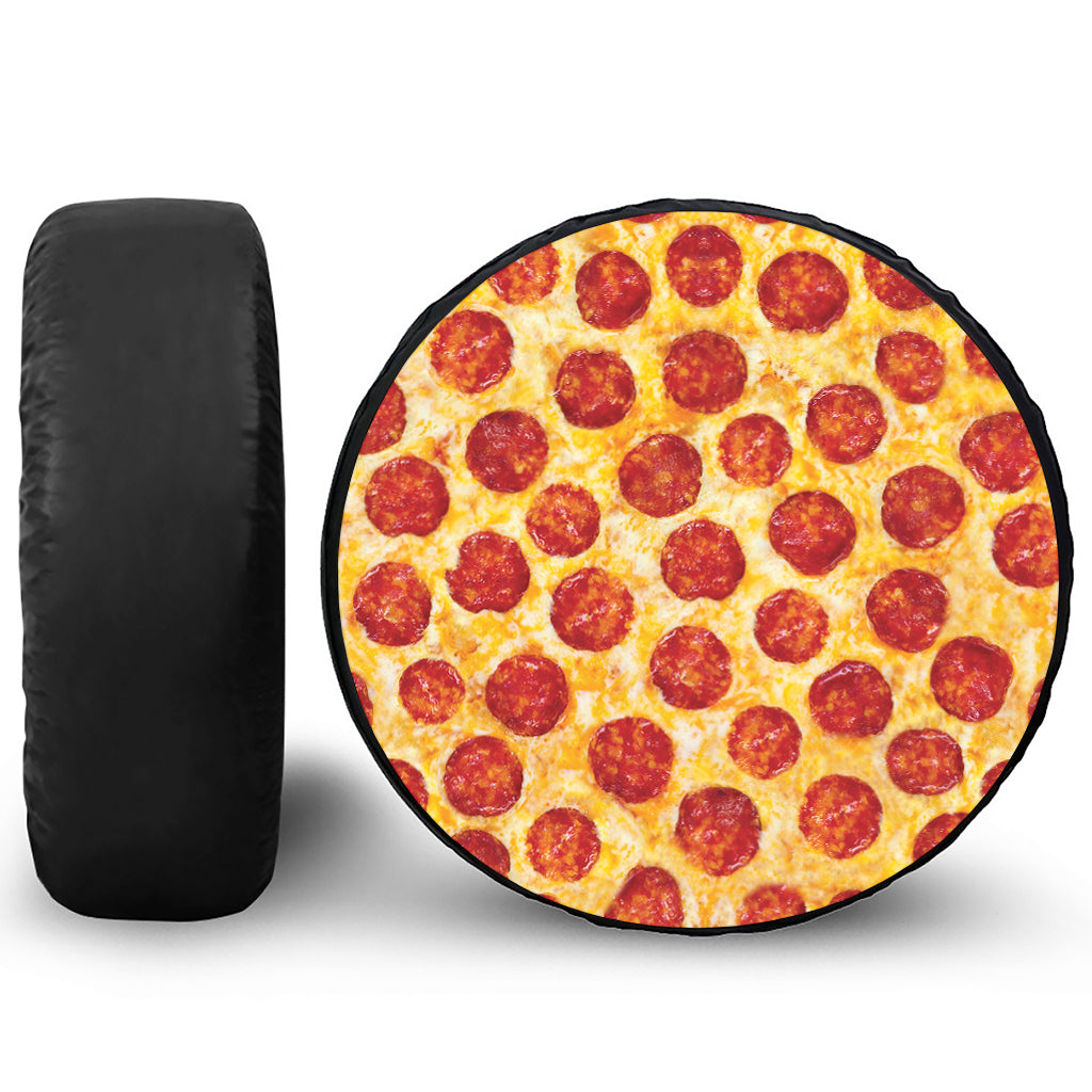 Pepperoni Pizza Print Tire Cover