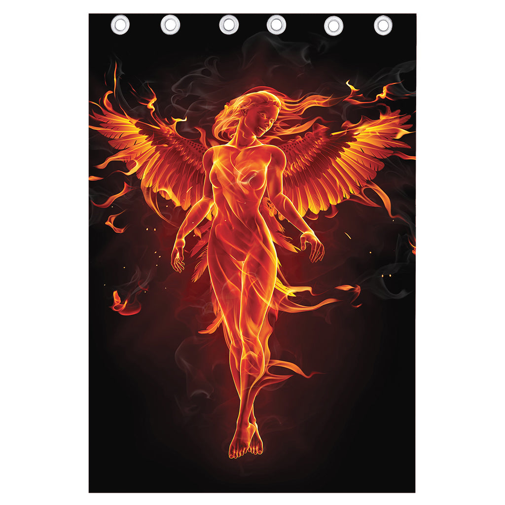 Phoenix Angel Print Curtain