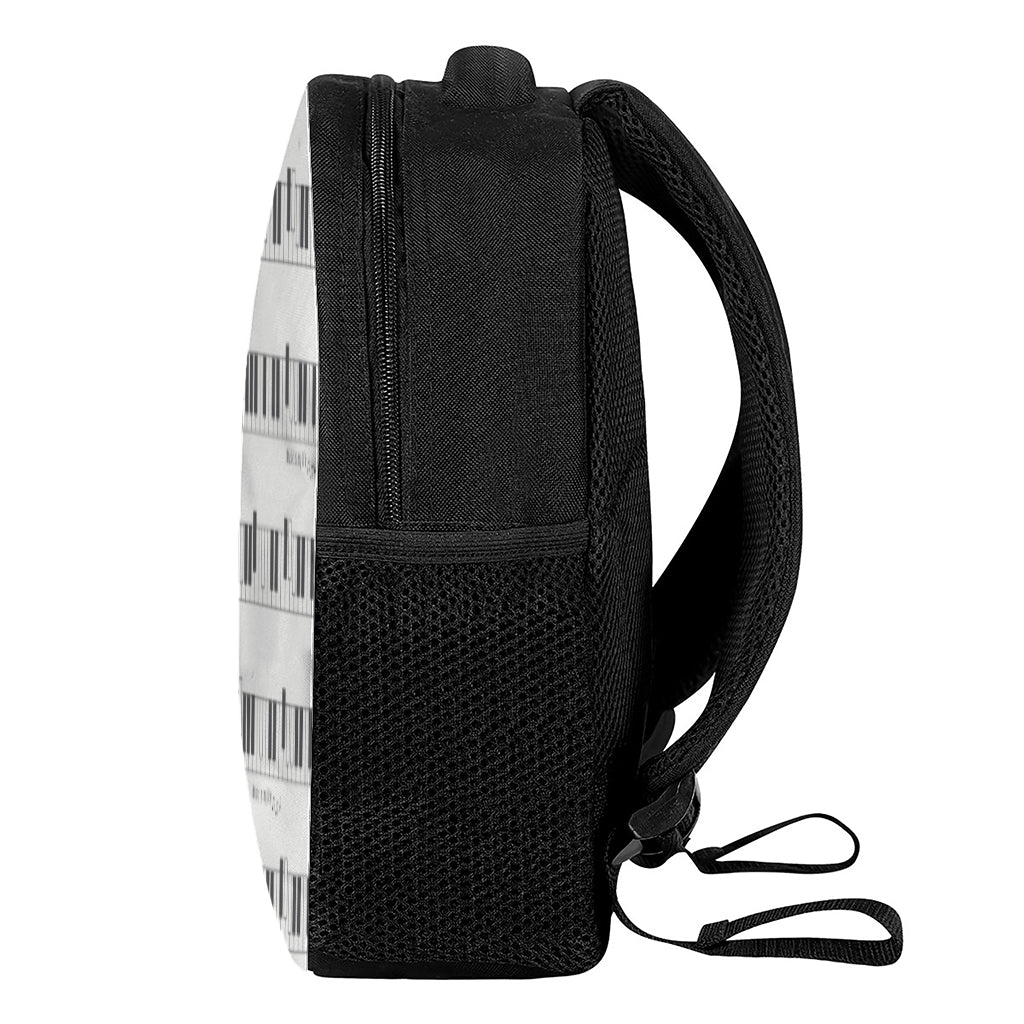 Piano Pattern Print Casual Backpack
