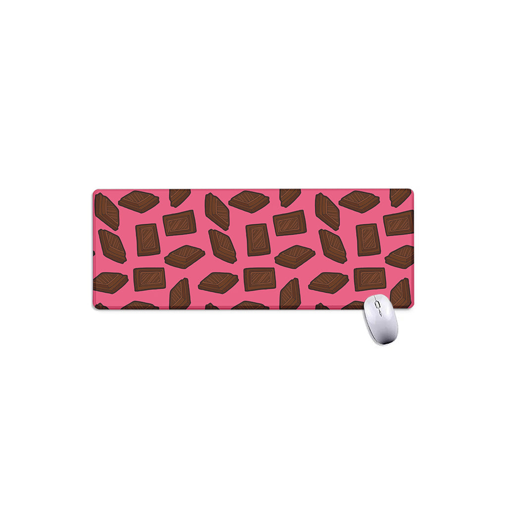 Pieces of Chocolate Pattern Print Extended Mouse Pad