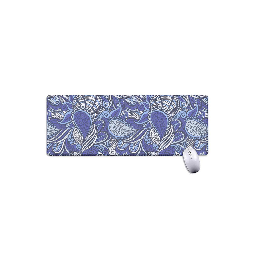 Pigeon Floral Bohemian Pattern Print Extended Mouse Pad