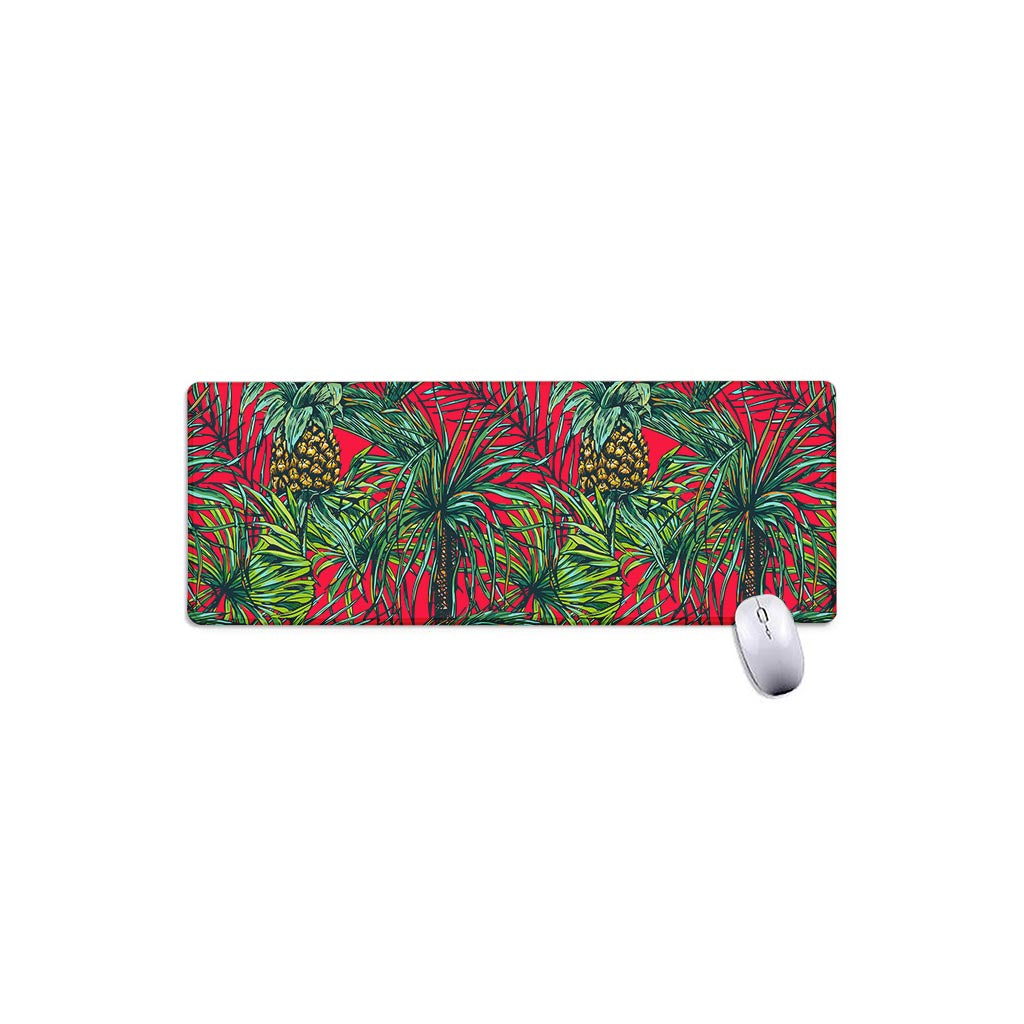 Pineapple Leaves Hawaii Pattern Print Extended Mouse Pad