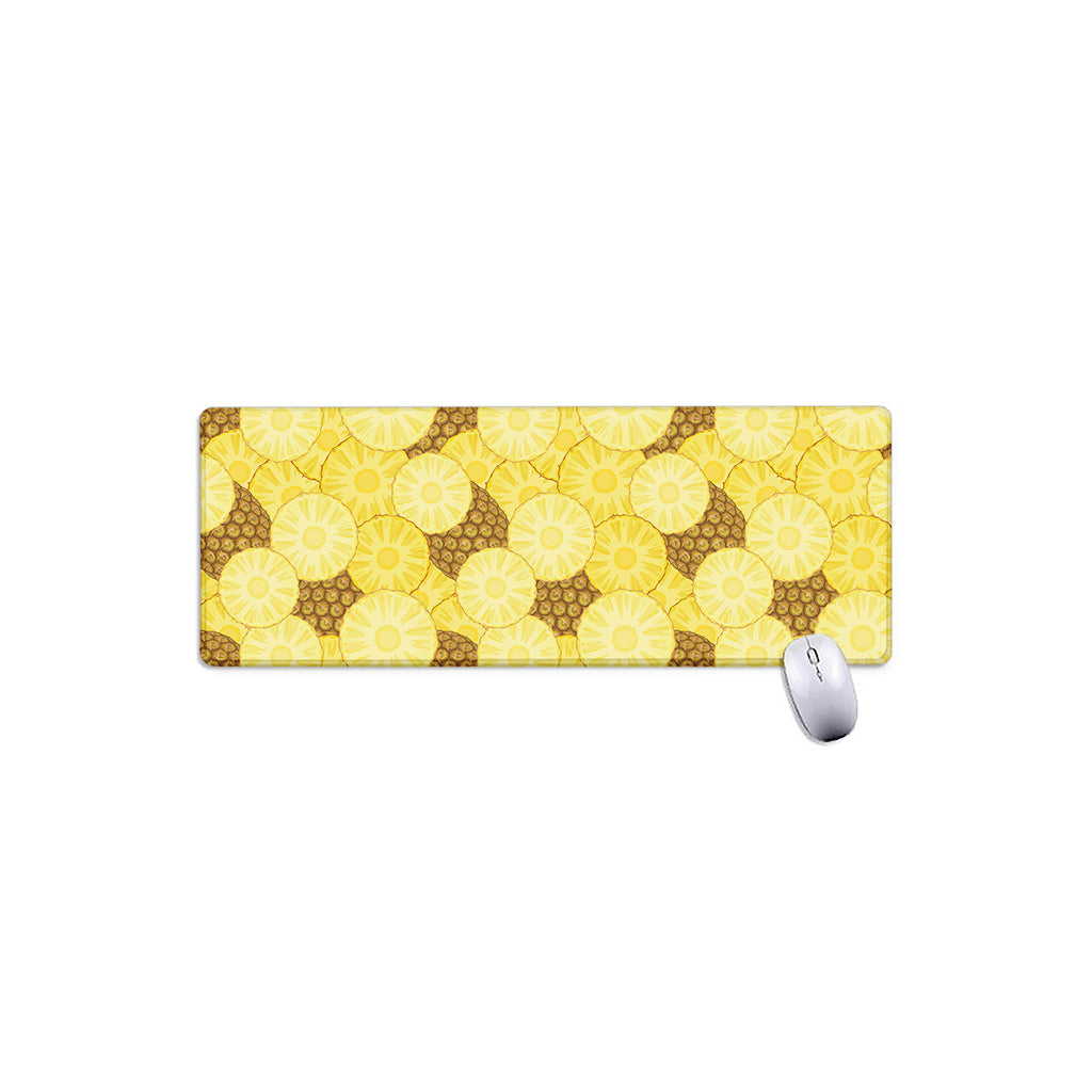 Pineapple Slices Pattern Print Extended Mouse Pad