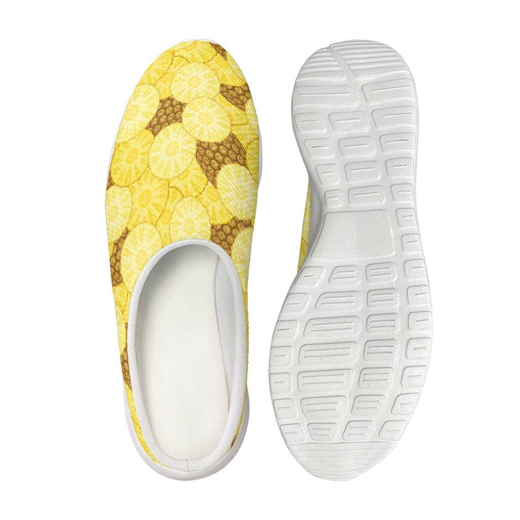 Pineapple Slices Pattern Print Mesh Casual Shoes