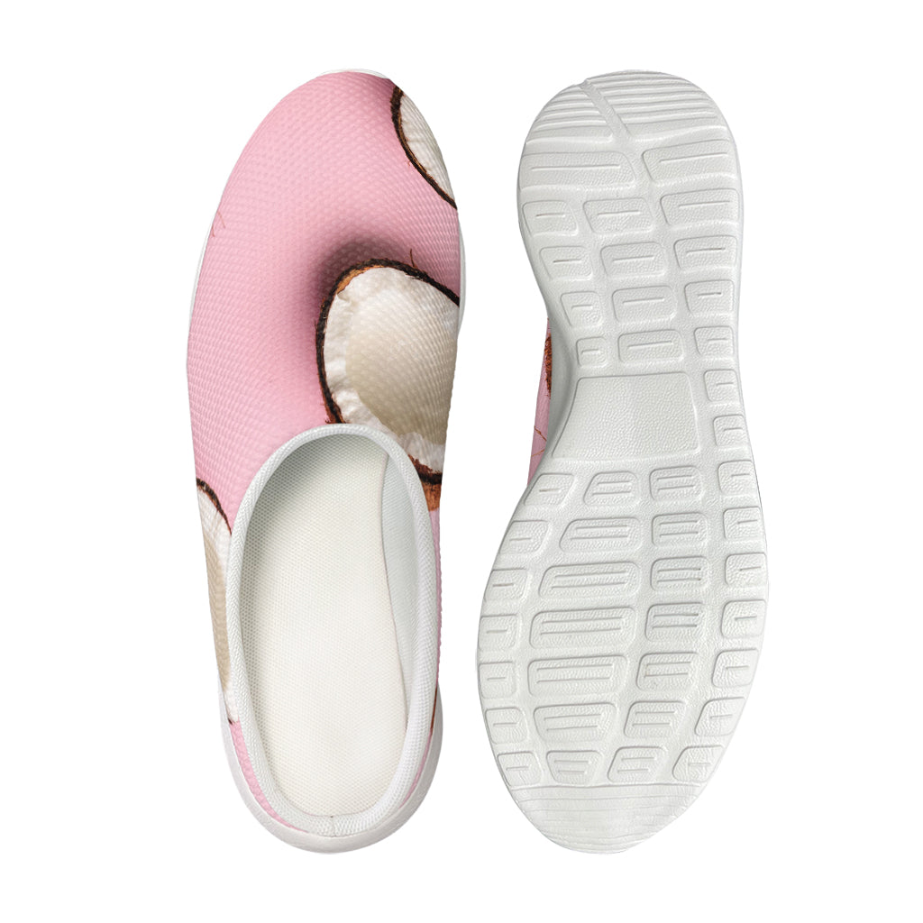 Pink Coconut Pattern Print Mesh Casual Shoes