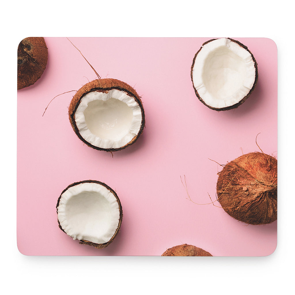 Pink Coconut Pattern Print Mouse Pad