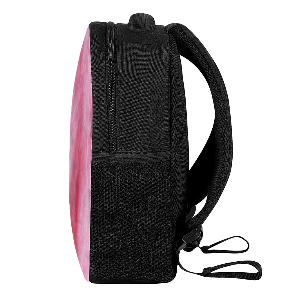 Pink Cotton Candy Print Casual Backpack