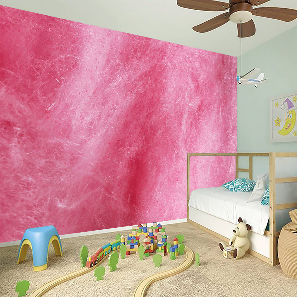 Pink Cotton Candy Print Wall Sticker