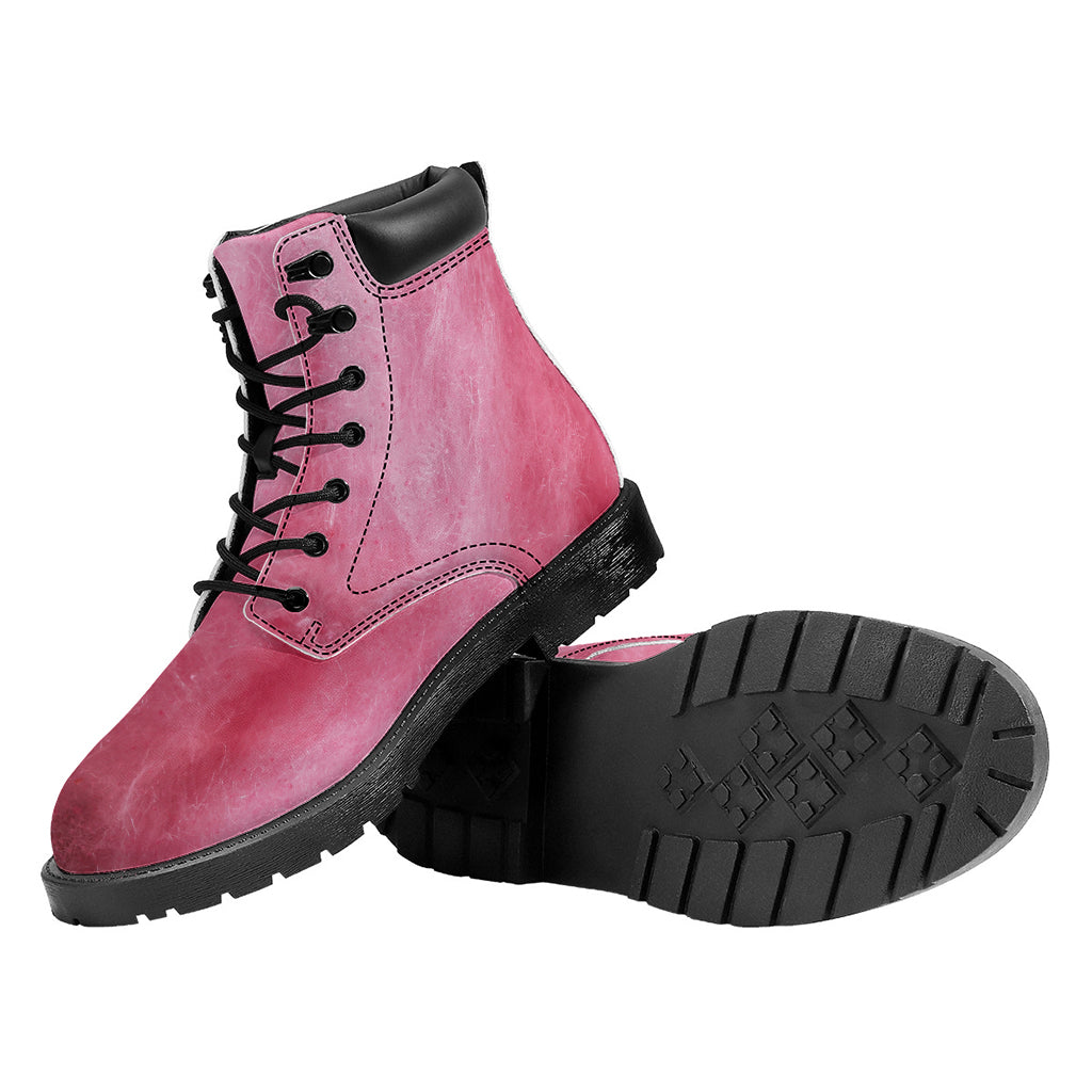Pink Cotton Candy Print Work Boots