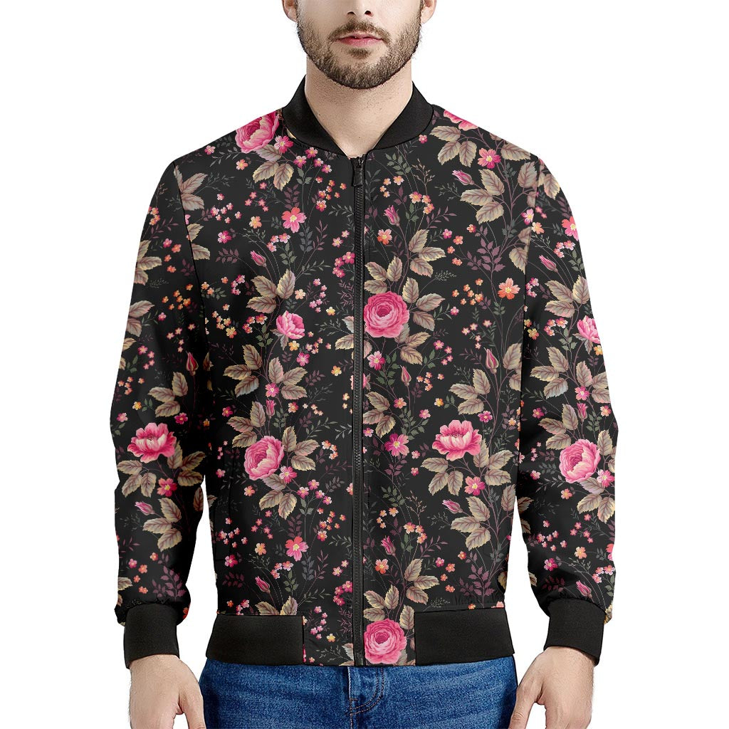 Floral bomber clearance jacket for men