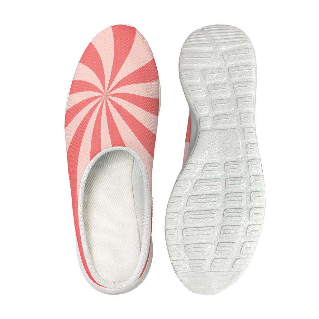Pink Swirl Print Mesh Casual Shoes