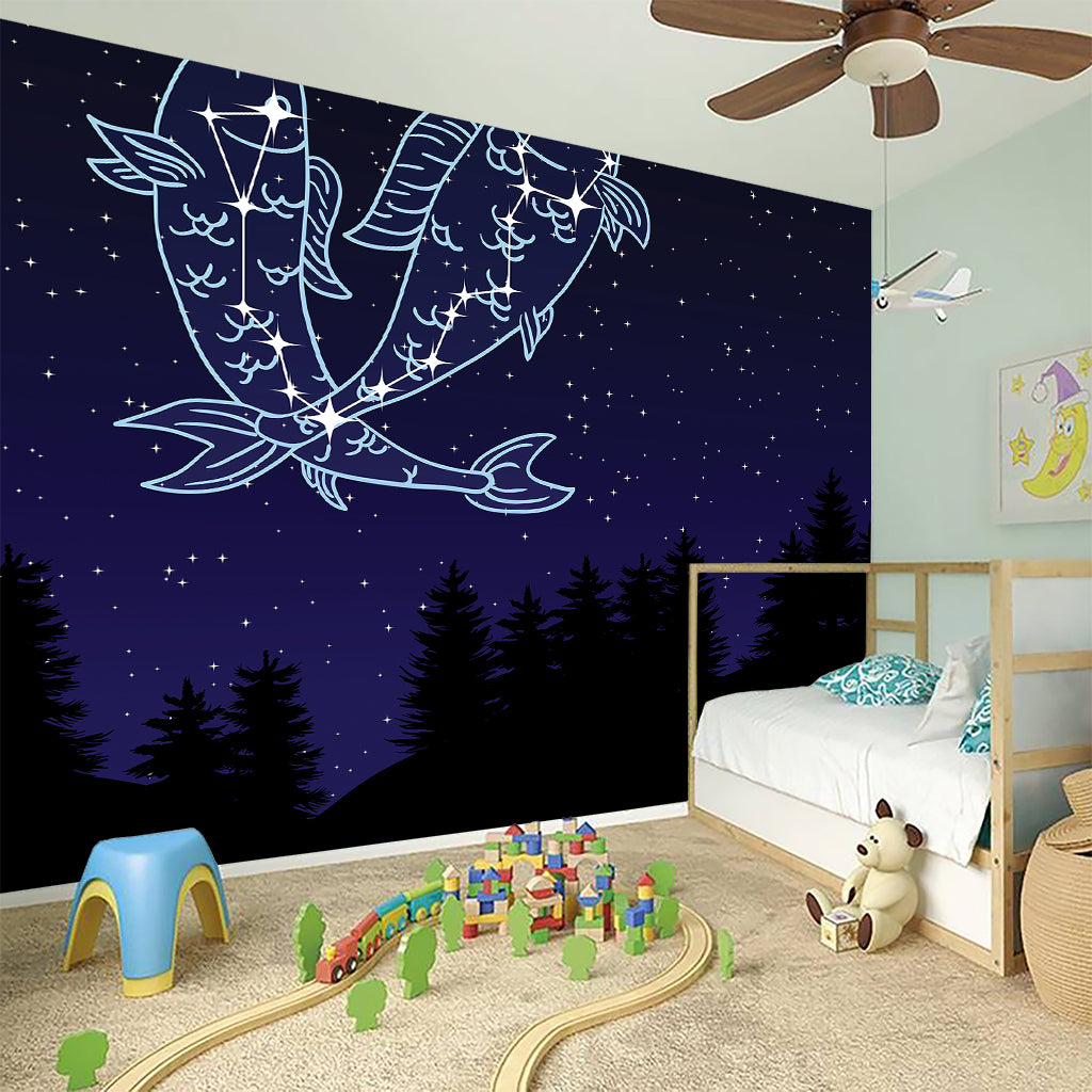 Pisces Constellation Print Wall Sticker
