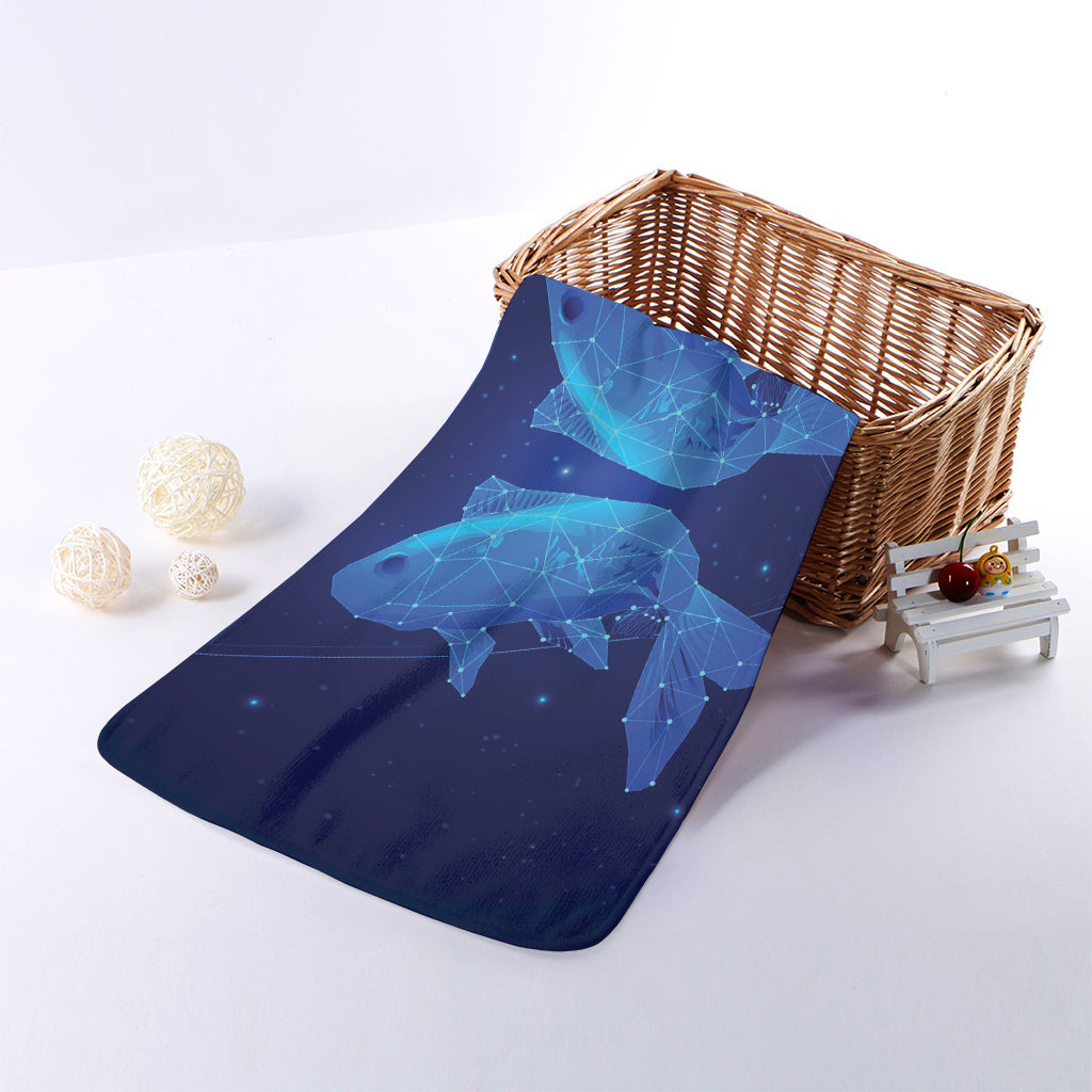 Pisces Horoscope Sign Print Towel