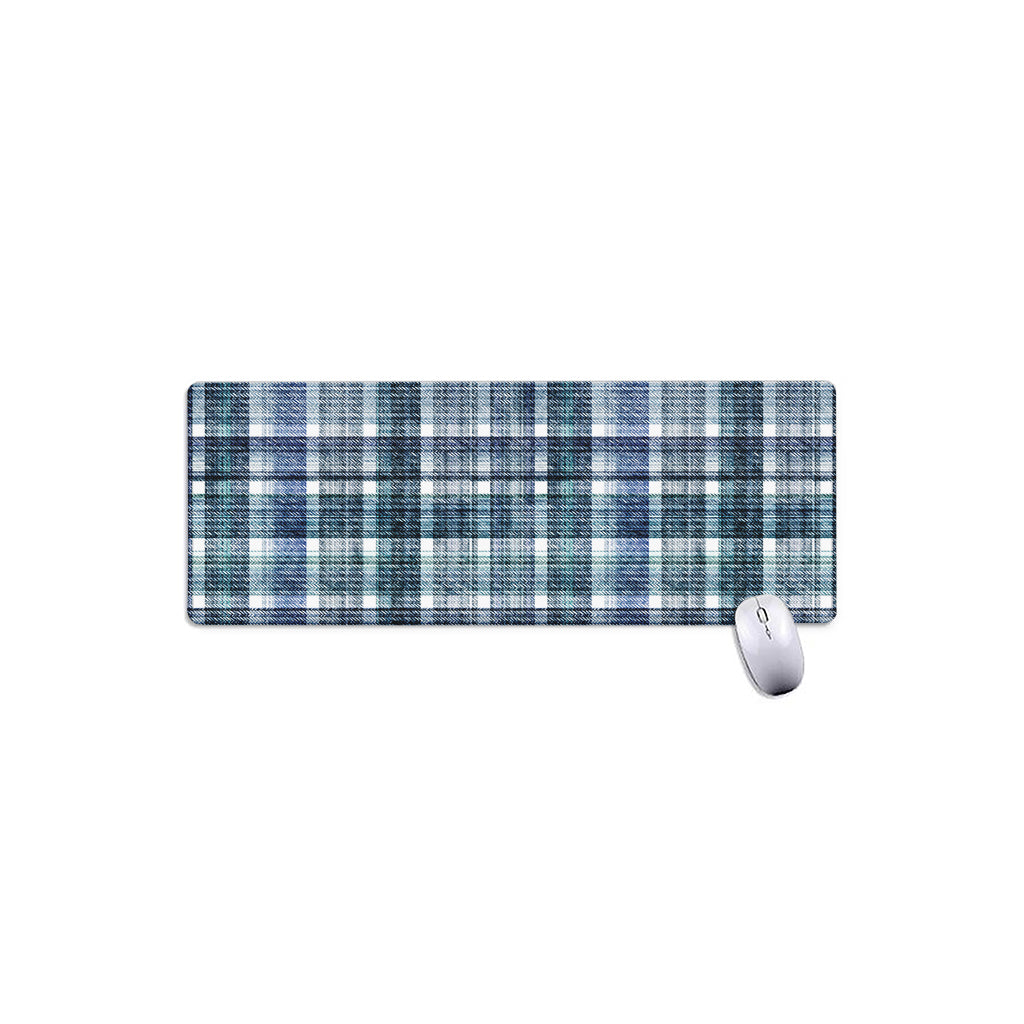 Plaid Denim Jeans Pattern Print Extended Mouse Pad