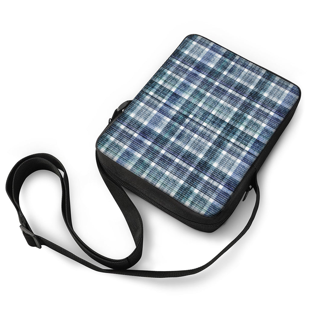 Plaid Denim Jeans Pattern Print Rectangular Crossbody Bag