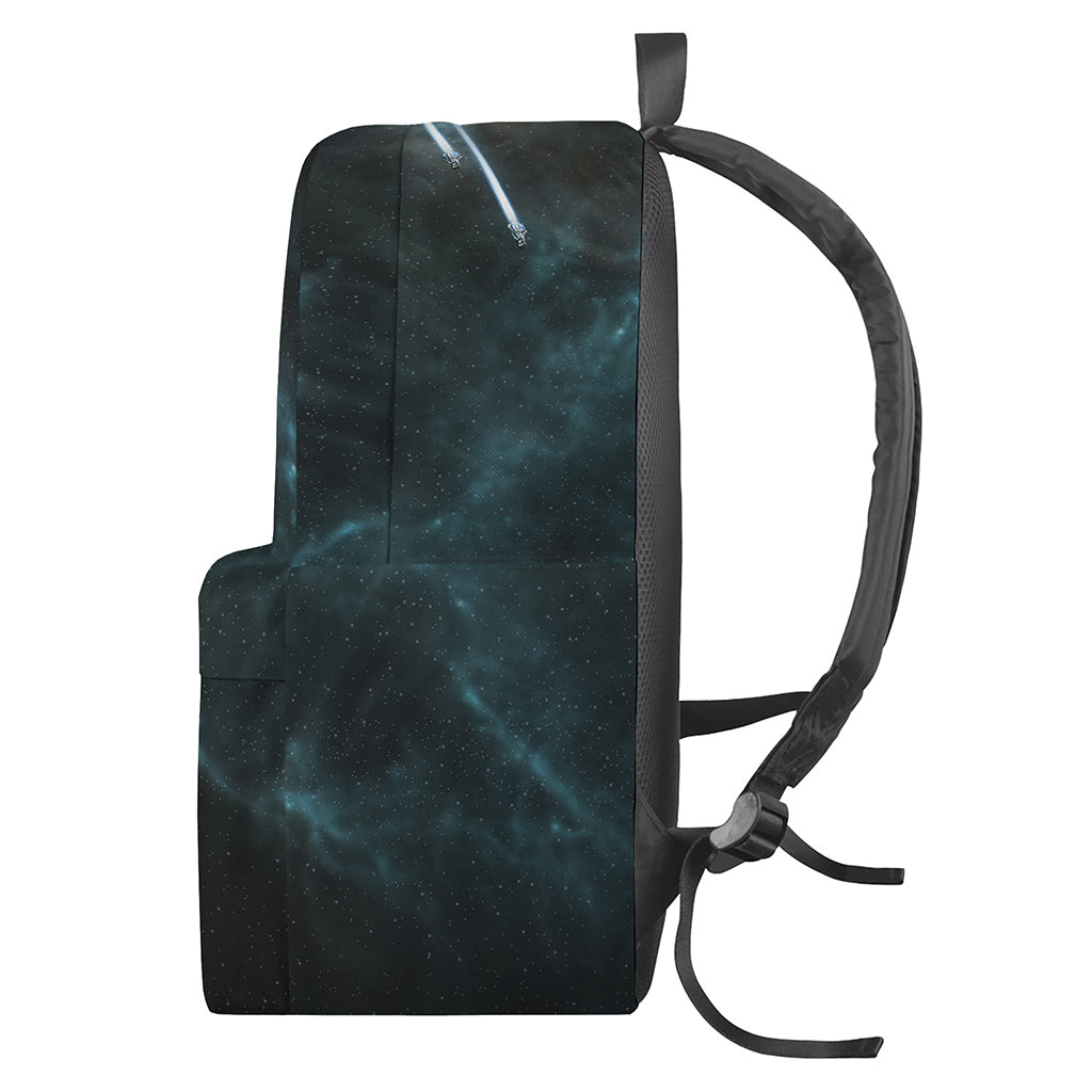 Planet And Space Print Backpack