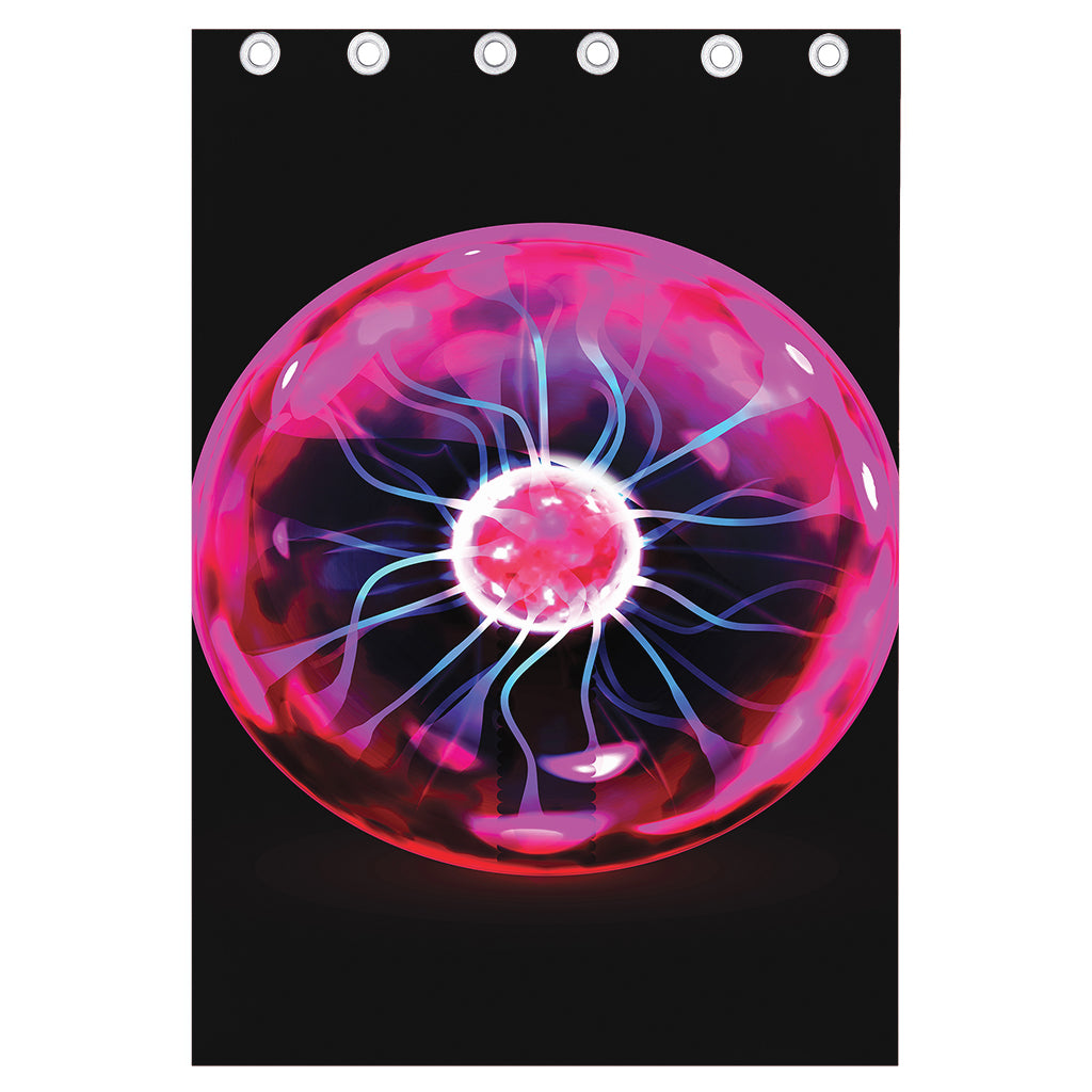 Plasma Ball Print Curtain